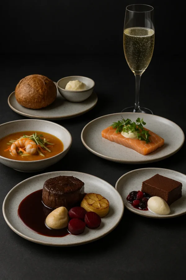 4-retters nytårsmenu